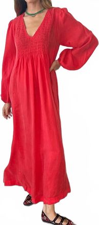 Ciao Lucia Mira Maxi Dress In Cherry