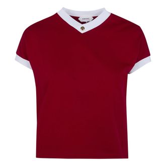 Versace Tops, Dames, Rood, S, T-Shirts