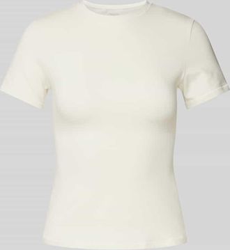Organic Basics T-Shirt mit Rundhalsausschnitt in Offwhite, Größe L