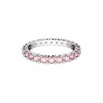 Swarovski Tijdloze Damen Ring- veelzijdig en stijlvol - Dames - Ringen - Roze - ONE Size - Accessoires