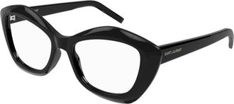 Saint Laurent SL68OPT001 Cat-Eye Acetate Eyeglasses - Black