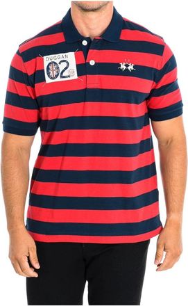 La Martina Polo met korte mouwen - Heren - Polos - Rood - S - Katoen - Tops