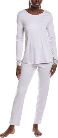 Hanro Hanro 2Pc Floral Tulle Pajama Set