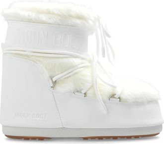 Moon Boot Icon Low Faux Fur Boot - Dames - Winterlaarzen - Wit - 36 EU - Nylon - Schoenen