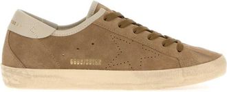 Golden Goose Brown Suede Super-Star Sneakers