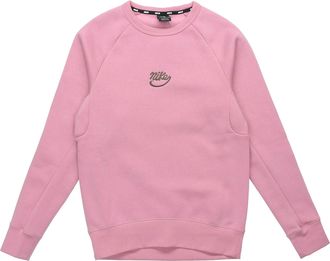 Nike SB Icon Skateboard Fleece Round Neck Pullover Pink 885846-678