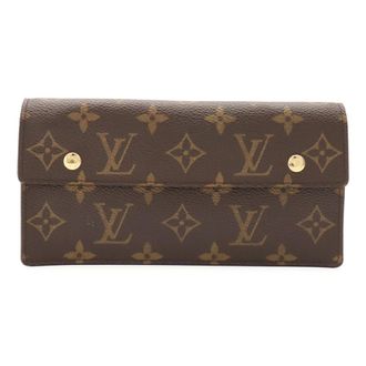 Louis Vuitton Monogram Brown Monogram Monogram Long Wallet (Bi-Fold) (Pre-Owned)