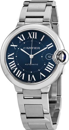 Cartier Ballon Bleu Automatic Blue Sunray-brushed Dial Mens Watch WSBB0061