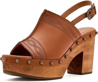 Dingo Clover Womens Dress Sandals Tan : 9.5 B - Medium, Leather