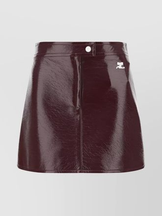 Courr&egrave;ges mini skirt vinyl reedition