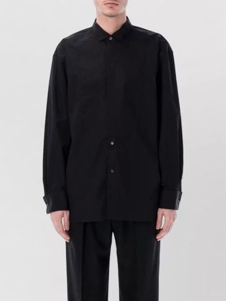 Dries Van Noten butterfly collar tuxedo shirt oversized fit