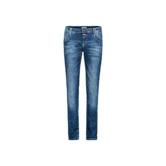 Cartoon Dames, Jeans, Blauw, Maat: M Katoen