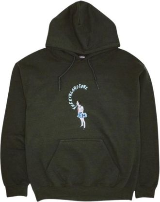 Fa Mouth Girl Hoodie - Heren - Hoodies - Zwart - L - Katoen - Hoodies & sweatvesten