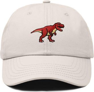 Dalix T Rex Dad Cap in Beige at Nordstrom