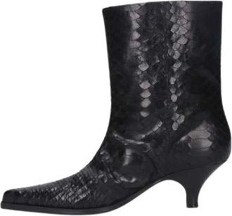 Elena Iachi Texano - Dames - Schoenen - Zwart - Maat: 37 EU Leer