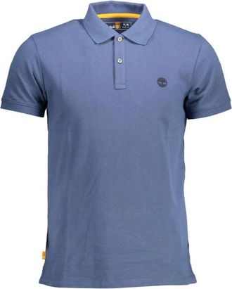 Timberland Klassiek Passend Poloshirt met Korte Mouwen - Heren - Polos - Blauw - S - Katoen - Tops
