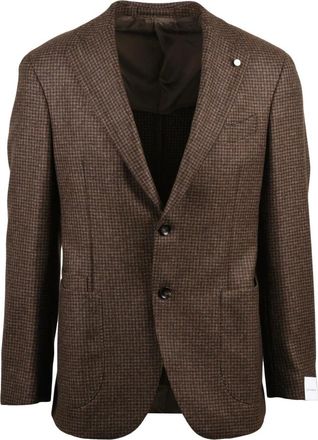 Luigi Bianchi Mantova Hombre, Chaquetas, Marr&oacute;n, Talla: L