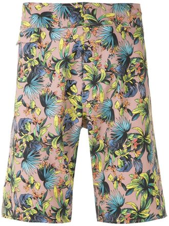 Amir Slama printed swim shorts - Neutrals