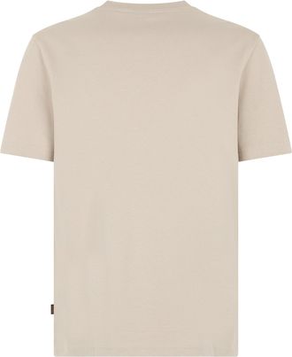 HUGO BOSS Mens T-Shirt Cotton Beige T-Shirts And Polos