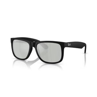 Ray-Ban Justin Zonnebril - Heren - Zonnebrillen - Zwart - 55 MM - Nylon - Accessoires