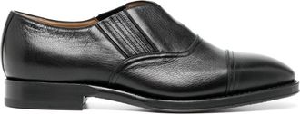 Bally elasticated-panels leather loafers - men - Calf Leather/Calf Leather/Calf Leather - 41.5 - Black