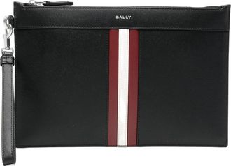 Bally Mythos Stripe-detail Clutch Bag