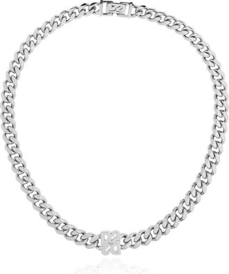 Dsquared2 Logo Ketting - Heren - Kettingen - Grijs - ONE Size - Accessoires