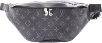 Louis Vuitton Pre-owned Discovery Bumbag PM Monogram Eclipse heuptas - Heren - Vintage Heuptassen - Zwart - ONE Size - Leer - Vintage