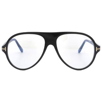 Tom Ford Blue Light Block Pilot Mens Eyeglasses FT5012-B 001 53