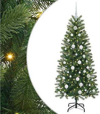 vidaXL &Aacute;rbol De Navidad Artificial Con 150 Led Verde 150 Cm Pe Y Pvc Vidaxl