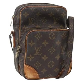 Louis Vuitton Pre-owned Canvas Crossbody Tas - Dames - Pre-owned - Bruin - Maat: ONE Size