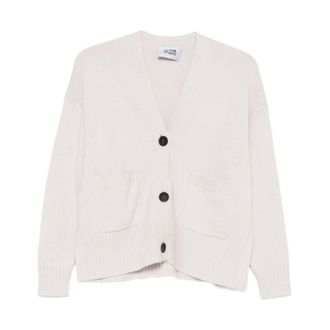 Alpha Studio Truien & Vesten, Dames, Wit, S, Wol, Luxe Wol-Kasjmier Sweater Bianco