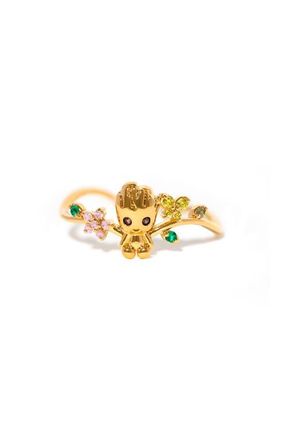Girls Crew Marvel Guardians of the Galaxy Groot Adjustable Ring in Gold at Nordstrom, Size 4.5