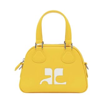 Courrèges Dames, Tassen, Geel, Maat: ONE Size Leer