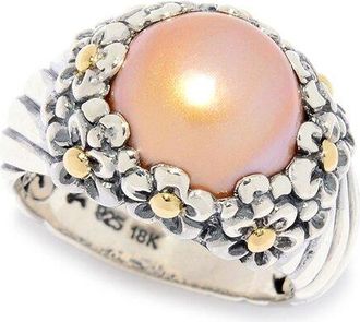 Samuel B. Silver 12Mm Pearl Ring