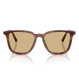 Miu Miu Sunglasses Mub03 S 26 E10 R Striped Tobacco/Yellow Women