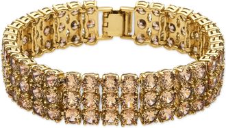 Luxenter armband met Brilliant Zirconia afgewerkt in 18k goud - Uriom