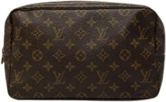 Louis Vuitton Pre-owned Trousse Toilette 28 - Dames - Vintage Accessoires - Bruin - ONE Size - Vintage