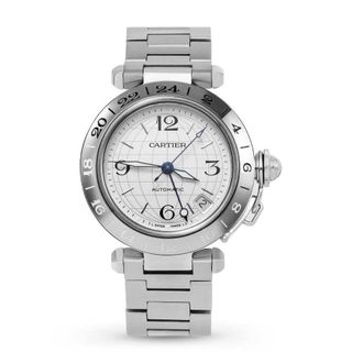Cartier Pre-owned Cartier Pasha C Gmt Automatic White Dial Ladies Watch 2377