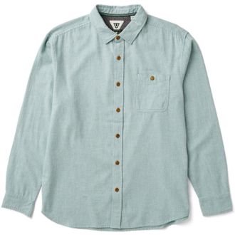 Vissla Mens Go-To Long-Sleeve Shirt Green M