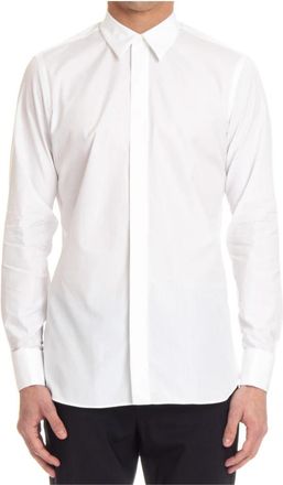 Lardini Eqc 1775100 Dress Shirt - Heren - Zakelijke Overhemden - Wit - 2XL - Katoen - Overhemden