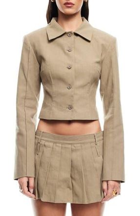 Lioness Endless Crop Blazer in Sage at Nordstrom Rack, Size X-Small