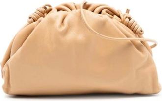 Bottega Veneta Pre-owned Clutches, female, Beige, Size: ONE SIZE Pre-owned Leather crossbody-bags
