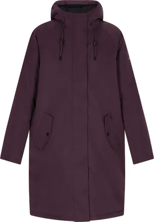 Dreimaster Dreimaster Winter parka Dames donker paars