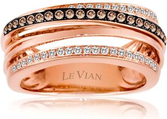 Le Vian Ladies Grand Sample Sale Ring in 14K Strawberry Gold