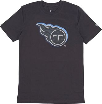 New Era New Era, T-Shirts, male, Gray, Size: XL Tennessee Titans Draft Tee Graphite Shirt