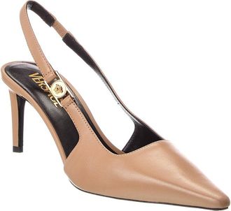 Versace Leather Slingback Pump
