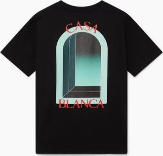 Casablanca Mens Casablanca LArche T Shirt Black - Size: 40