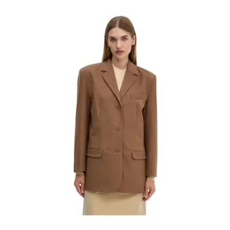 2nd Day 2Ndday, Dames, Jassen, Bruin, Maat: XL Viscose