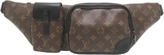 Louis Vuitton Pre-owned Canvas crossbody-bags - Heren - Vintage Heuptassen - Bruin - ONE Size - Vintage